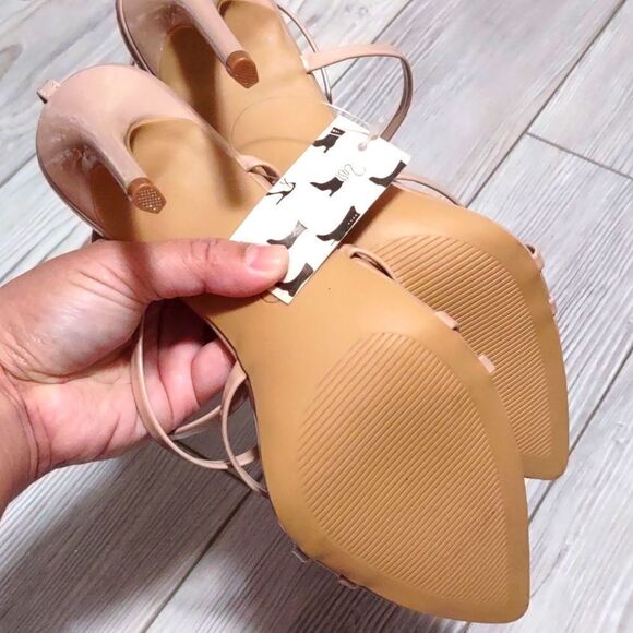 (41-1905) 🔥3/$20🔥  Mysoft Women's Sexy Pointed Toe Strappy  Sz 8 - Picture 10 of 11
